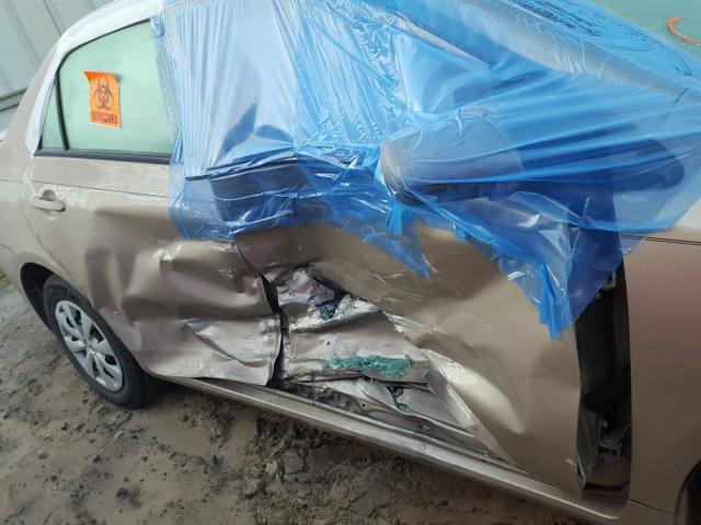 2T1BU4EE7AC477217 - 2010 TOYOTA COROLLA BA TAN photo 9