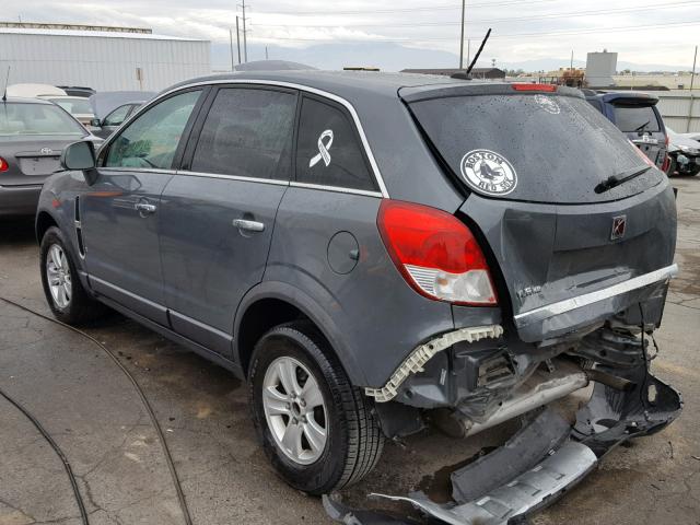 3GSCL33P48S720439 - 2008 SATURN VUE XE GRAY photo 3