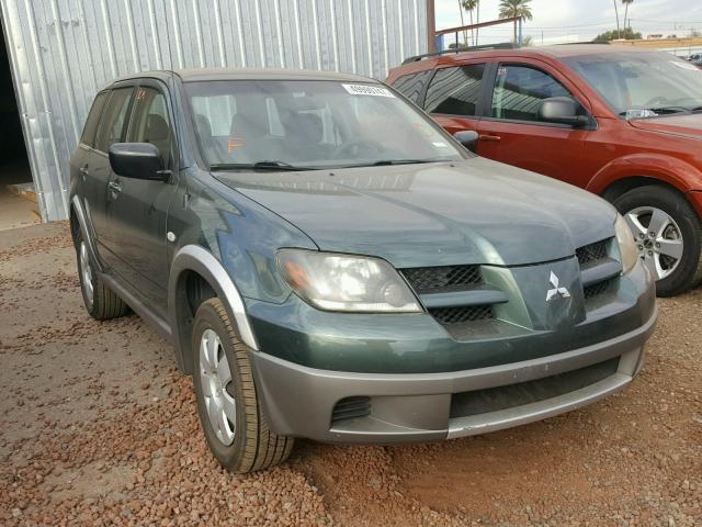 JA4LX31G33U115544 - 2003 MITSUBISHI OUTLANDER GREEN photo 1