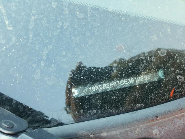 19XFB2F87CE381029 - 2012 HONDA CIVIC EX შავი ფოტო 10