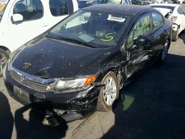 19XFB2F87CE381029 - 2012 HONDA CIVIC EX შავი ფოტო 2