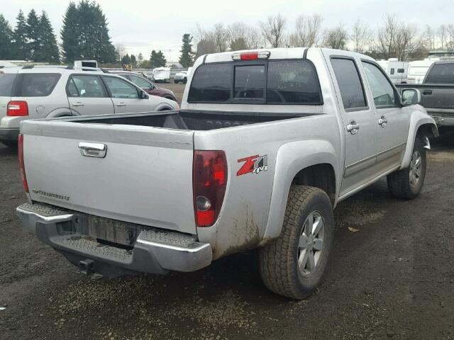 1GCHTDFE4C8163115 - 2012 CHEVROLET COLORADO L SILVER photo 4