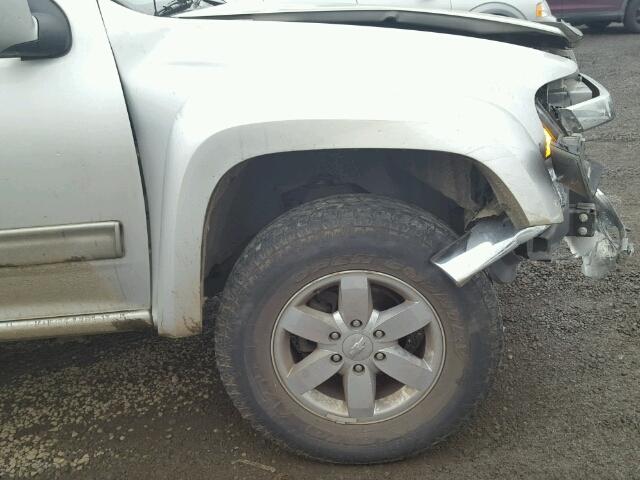 1GCHTDFE4C8163115 - 2012 CHEVROLET COLORADO L SILVER photo 9