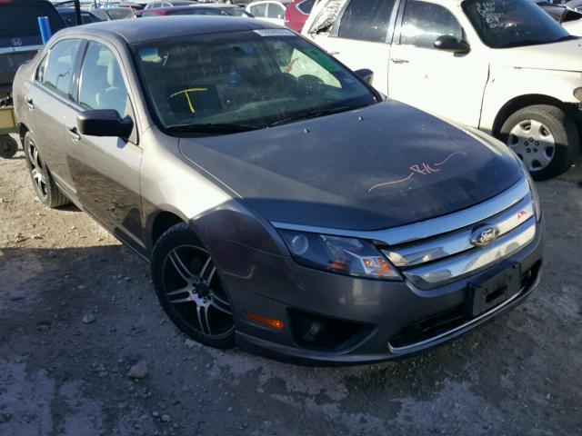 3FAHP0HA5BR123409 - 2011 FORD FUSION SE GRAY photo 1