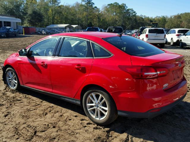 1FADP3F20FL242338 - 2015 FORD FOCUS SE RED photo 3