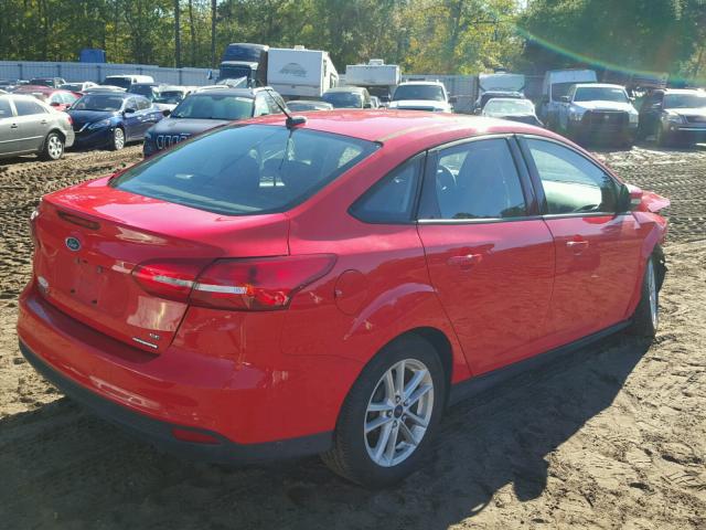 1FADP3F20FL242338 - 2015 FORD FOCUS SE RED photo 4