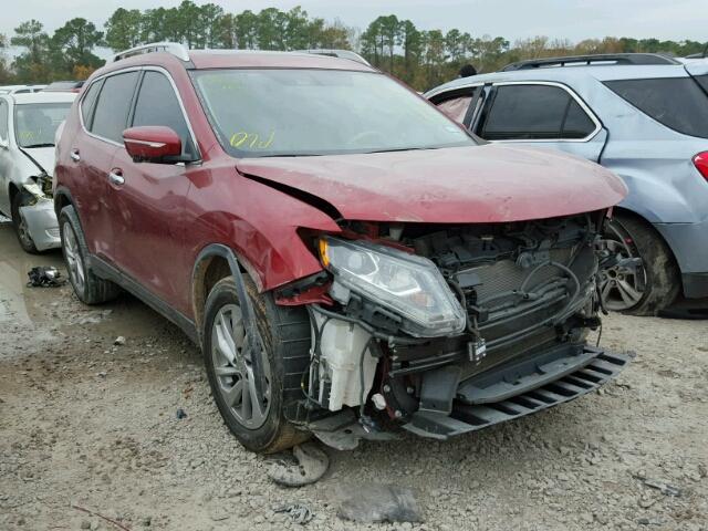 5N1AT2MT0EC840079 - 2014 NISSAN ROGUE S RED photo 1