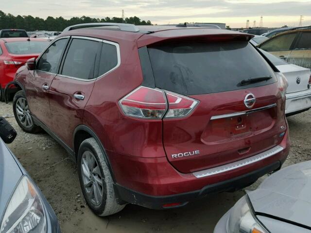 5N1AT2MT0EC840079 - 2014 NISSAN ROGUE S RED photo 3