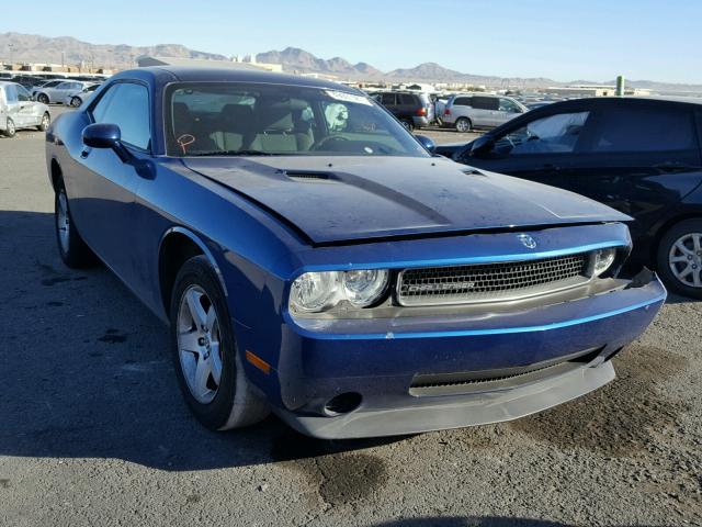 2B3LJ44V99H589809 - 2009 DODGE CHALLENGER BLUE photo 1