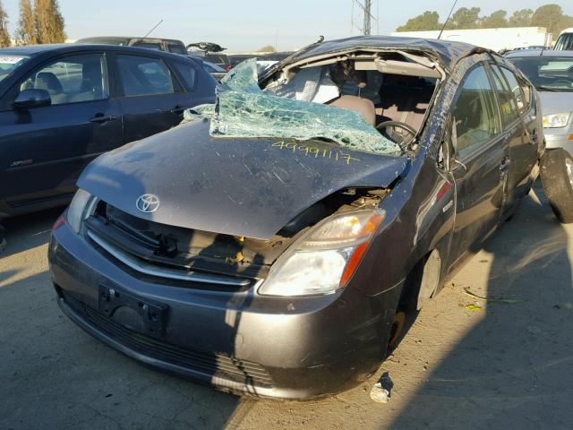 JTDKB20U473269015 - 2007 TOYOTA PRIUS GRAY photo 2