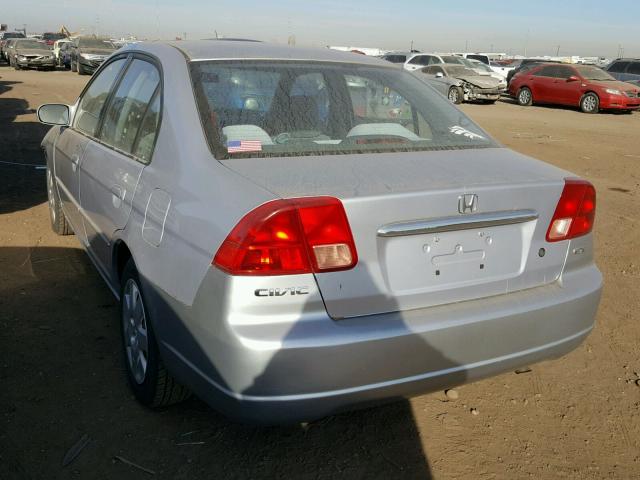 1HGES26892L073492 - 2002 HONDA CIVIC EX ვერცხლისფერი ფოტო 3