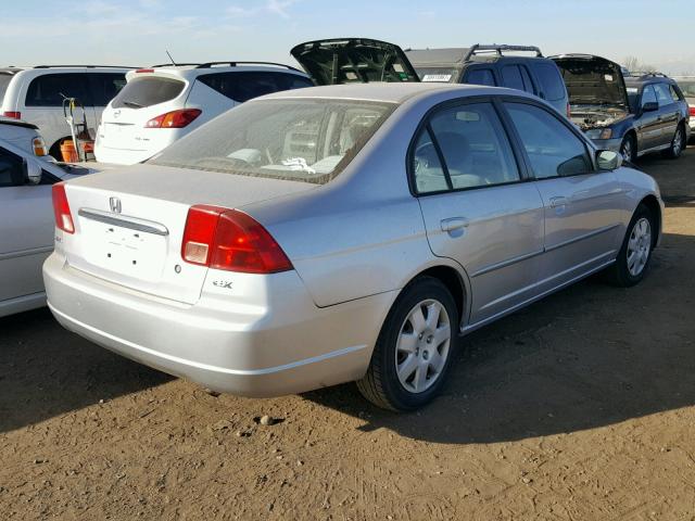 1HGES26892L073492 - 2002 HONDA CIVIC EX ვერცხლისფერი ფოტო 4