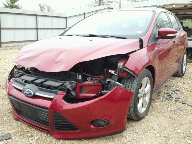 1FADP3K22DL344968 - 2013 FORD FOCUS SE RED photo 2