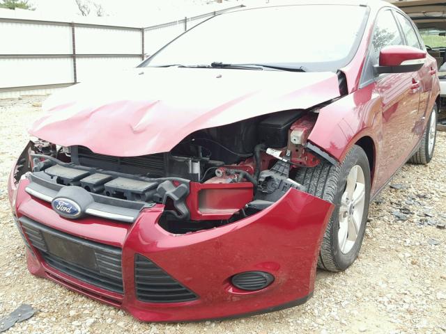 1FADP3K22DL344968 - 2013 FORD FOCUS SE RED photo 9