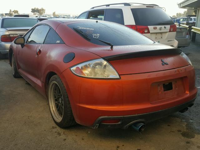 4A31K2DFXAE001425 - 2010 MITSUBISHI ECLIPSE GS ORANGE photo 3