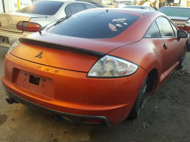 4A31K2DFXAE001425 - 2010 MITSUBISHI ECLIPSE GS ORANGE photo 4