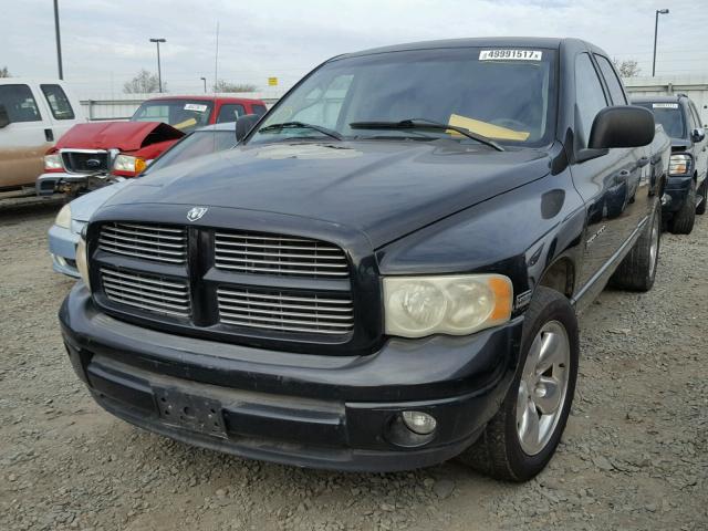 1D7HA18D64J194990 - 2004 DODGE RAM 1500 S BLACK photo 2