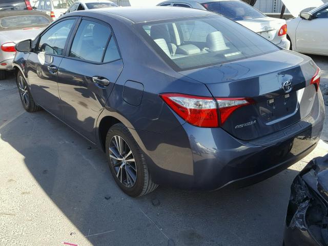 5YFBURHE0GP509720 - 2016 TOYOTA COROLLA L GRAY photo 3