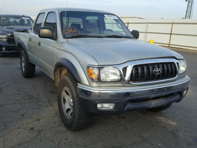 5TEGM92N43Z236137 - 2003 TOYOTA TACOMA DOU SILVER photo 1