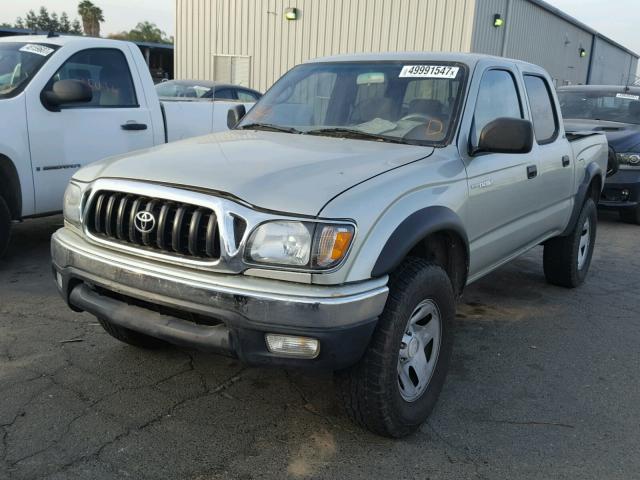 5TEGM92N43Z236137 - 2003 TOYOTA TACOMA DOU SILVER photo 2