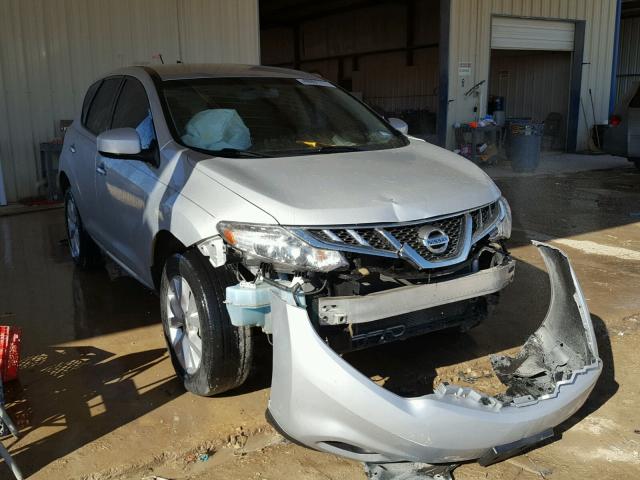 JN8AZ1MU3CW111922 - 2012 NISSAN MURANO S SILVER photo 1