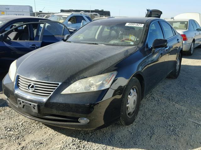 JTHBJ46G682221196 - 2008 LEXUS ES 350 BLACK photo 2