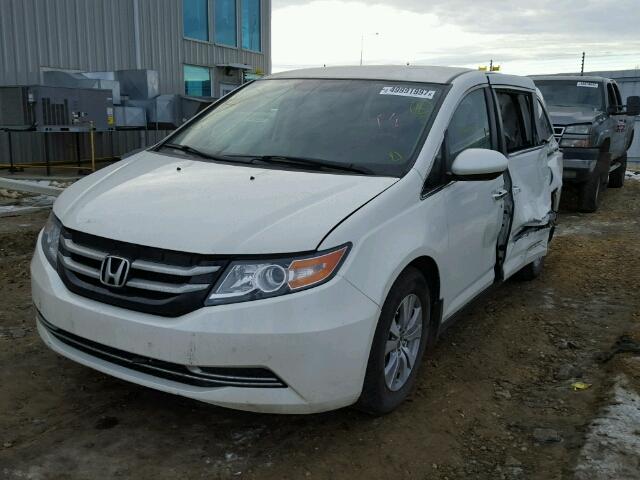 5FNRL5H40FB504304 - 2015 HONDA ODYSSEY EX WHITE photo 2