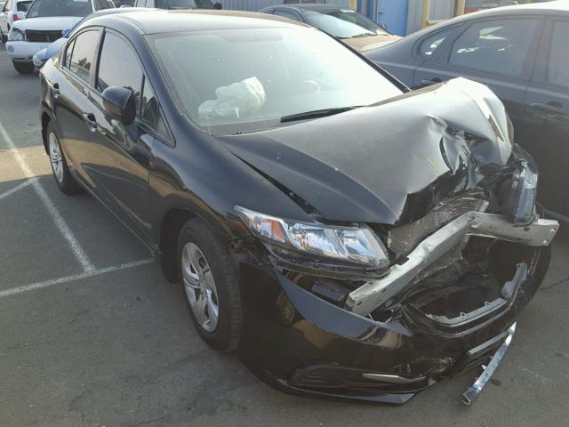 2HGFB2F56FH565815 - 2015 HONDA CIVIC LX BLACK photo 1