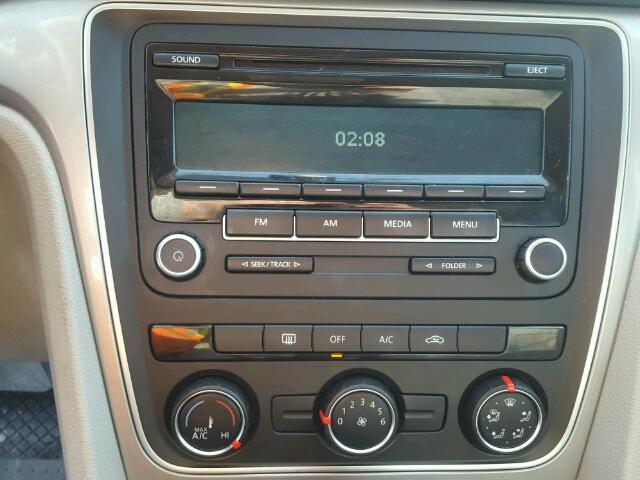 1VWAP7A34DC020223 - 2013 VOLKSWAGEN PASSAT S ლურჯი ფოტო 9