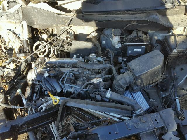 KNDJN2A2XF7128716 - 2015 KIA SOUL SILVER photo 7