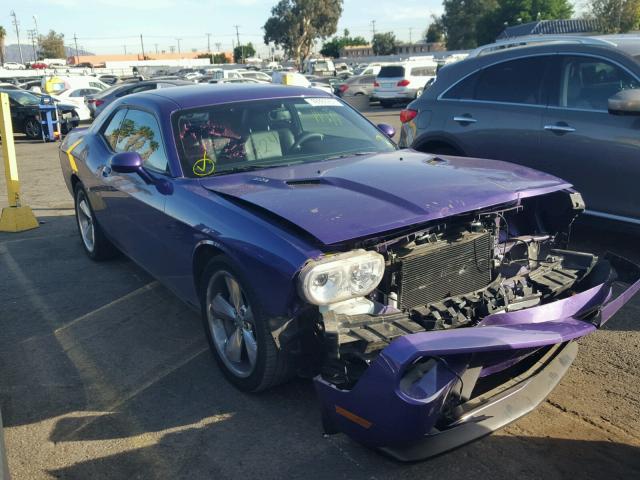 2C3CDYBT0DH691219 - 2013 DODGE CHALLENGER PURPLE photo 1