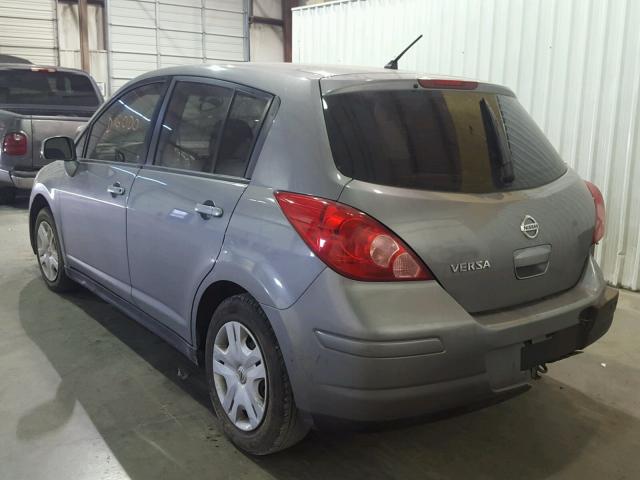 3N1BC1CP7CK282457 - 2012 NISSAN VERSA S GRAY photo 3