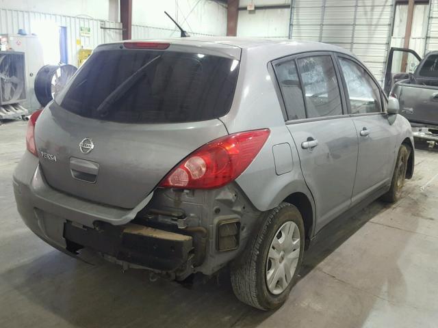 3N1BC1CP7CK282457 - 2012 NISSAN VERSA S GRAY photo 4