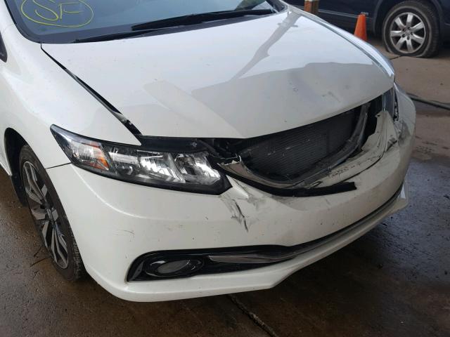 19XFB2F91FE291520 - 2015 HONDA CIVIC EXL 白色 照片 9