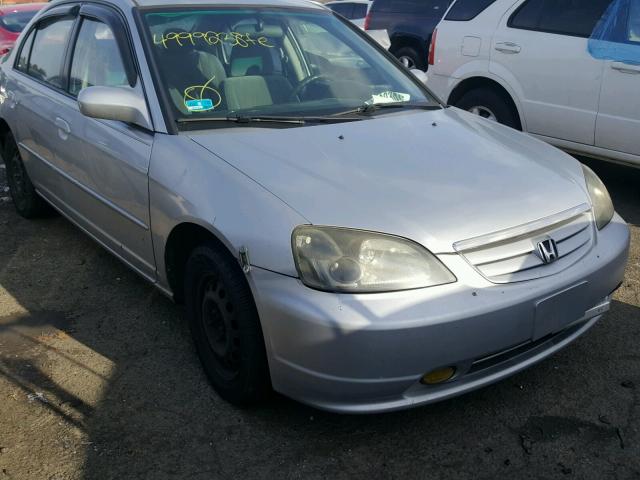 2HGES26773H534307 - 2003 HONDA CIVIC EX SILVER photo 1