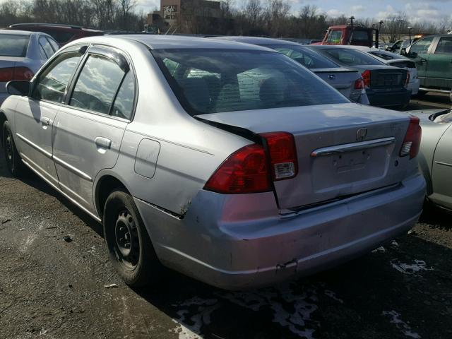 2HGES26773H534307 - 2003 HONDA CIVIC EX SILVER photo 3