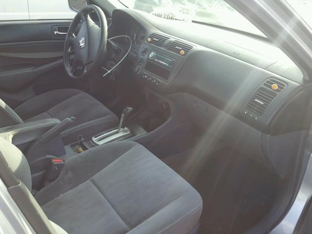 2HGES26773H534307 - 2003 HONDA CIVIC EX SILVER photo 5