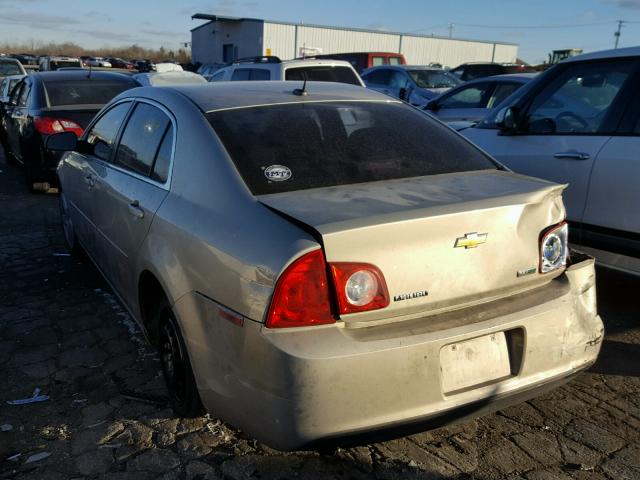 1G1ZA5EU3BF190804 - 2011 CHEVROLET MALIBU LS TAN photo 3