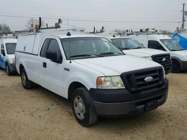 1FTRF12277KD33319 - 2007 FORD F150 WHITE photo 1