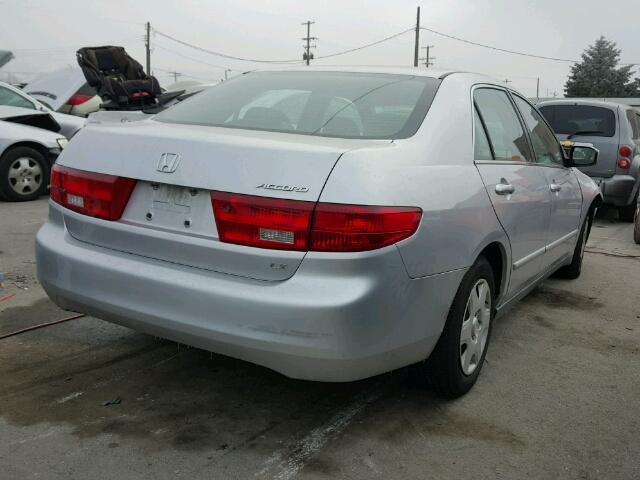 1HGCM56425L005264 - 2005 HONDA ACCORD LX SILVER photo 4