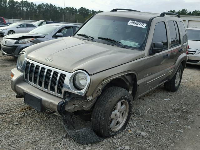 1J4GL58K83W731182 - 2003 JEEP LIBERTY LI GOLD photo 2