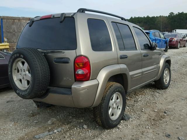 1J4GL58K83W731182 - 2003 JEEP LIBERTY LI GOLD photo 4