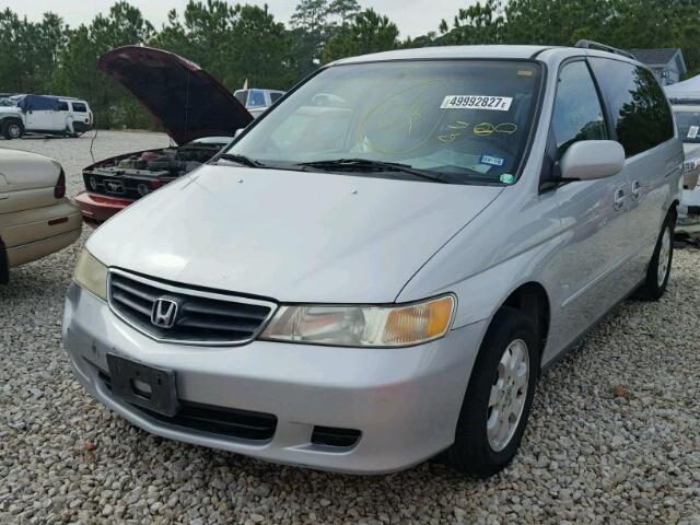 2HKRL18062H571684 - 2002 HONDA ODYSSEY EX SILVER photo 2