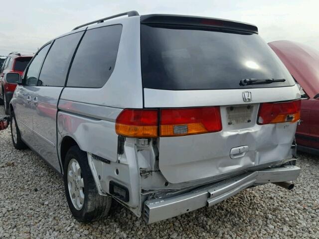 2HKRL18062H571684 - 2002 HONDA ODYSSEY EX SILVER photo 3