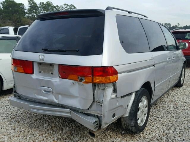 2HKRL18062H571684 - 2002 HONDA ODYSSEY EX SILVER photo 4