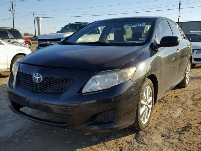 JTDBL40E099021622 - 2009 TOYOTA COROLLA BA BLACK photo 2