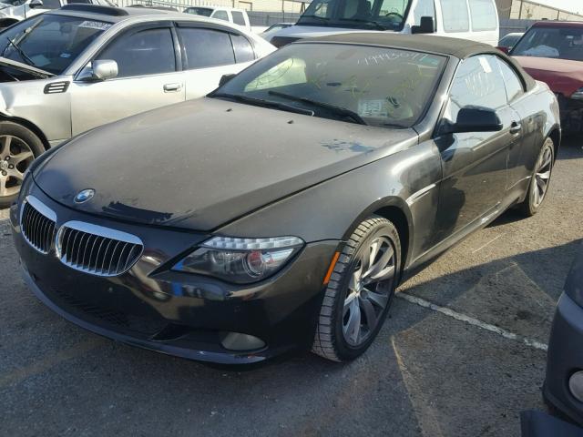 WBAEB5C57AC225422 - 2010 BMW 650 I BLACK photo 2