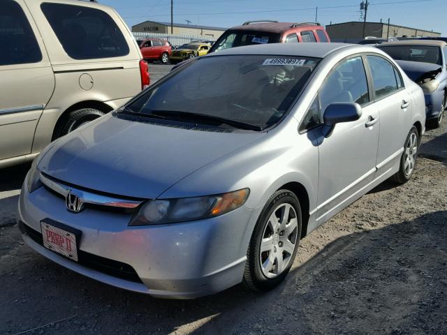 1HGFA16598L011011 - 2008 HONDA CIVIC LX SILVER photo 2