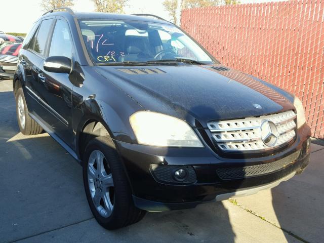 4JGBB86E08A381645 - 2008 MERCEDES-BENZ ML 350 BLACK photo 1