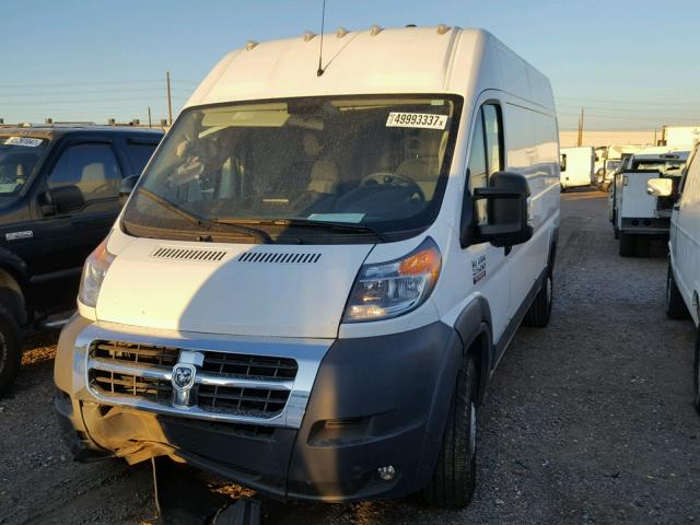 3C6TRVDG6HE551874 - 2017 RAM PROMASTER WHITE photo 2